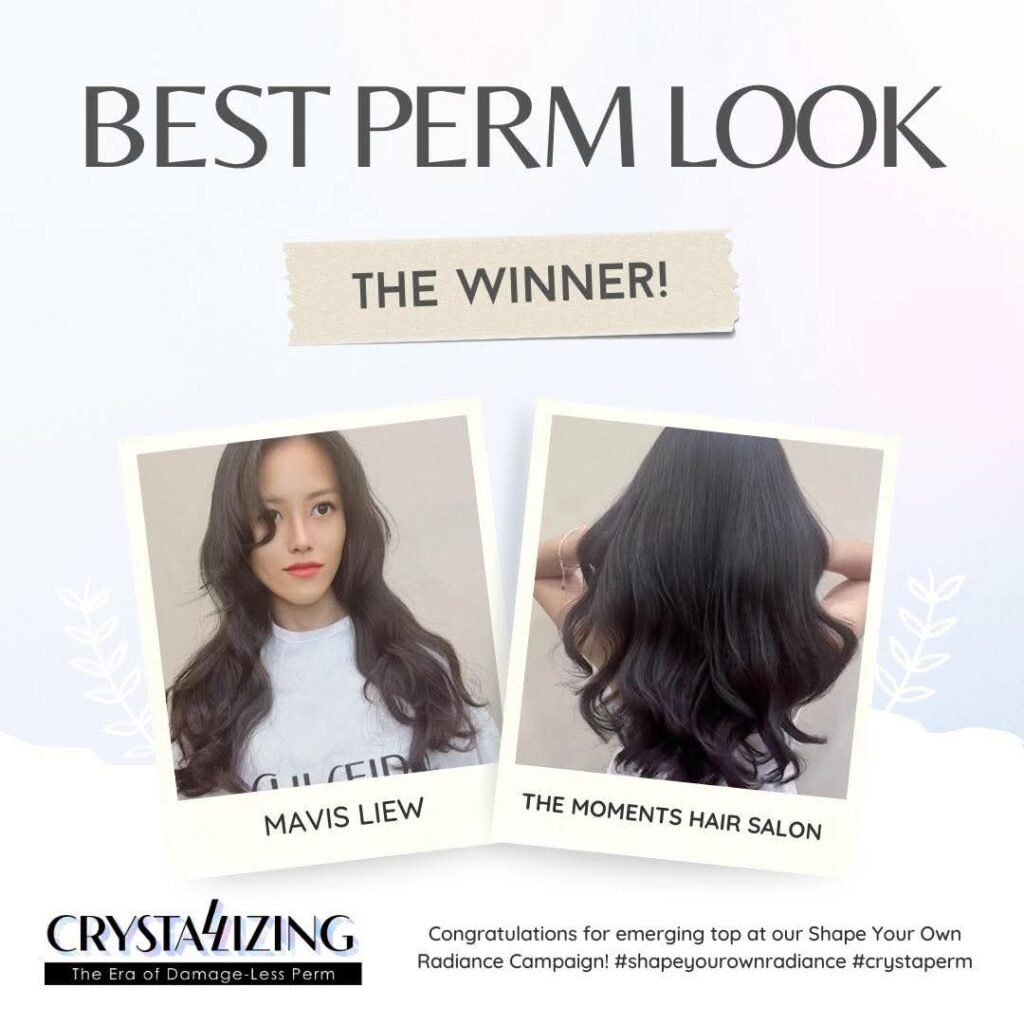 Golden Scissors Award won by Mavis in Singapore